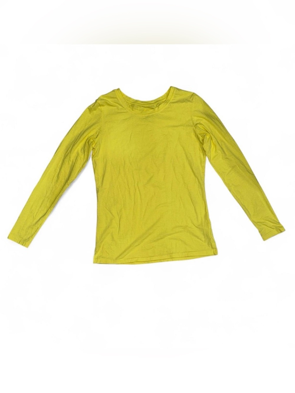 Natural Uniforms Yellow Long Sleeve Undershirt Size Large